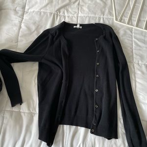 Croft&Barrow black cardigan. Size S